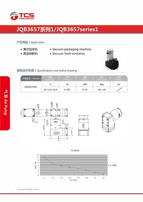 Air Micro Vacuum Pump DC 12V 24V 17W 15LPM Mini Diaphragm Pumps